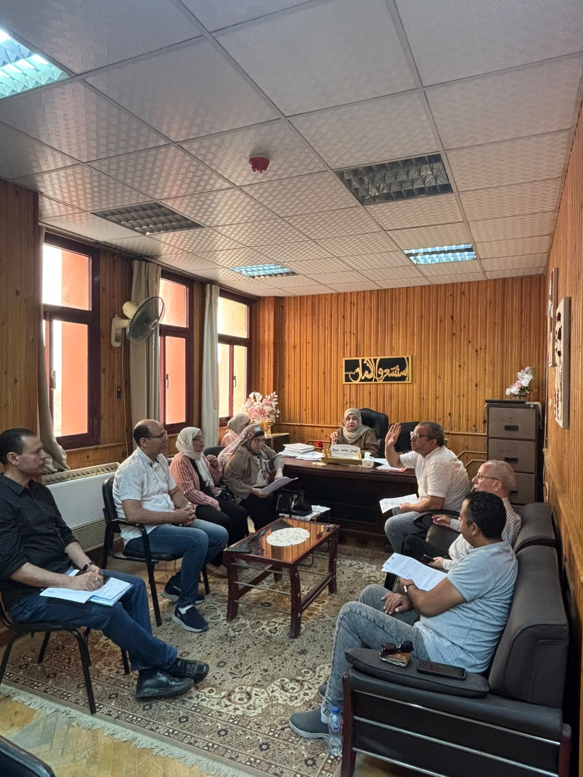 انعقاد اللجنة المنبثقة من مجلس الكلية لشئون التعليم و الطلاب 